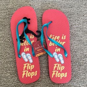 Brand new flip flops